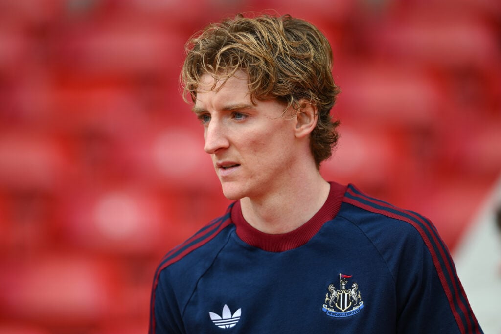 Newcastle United winger Anthony Gordon.