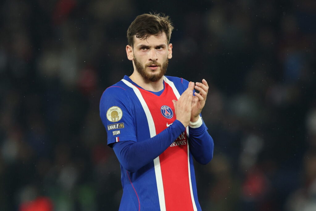 Paris Saint-Germain winger Khvicha Kvaratskhelia.