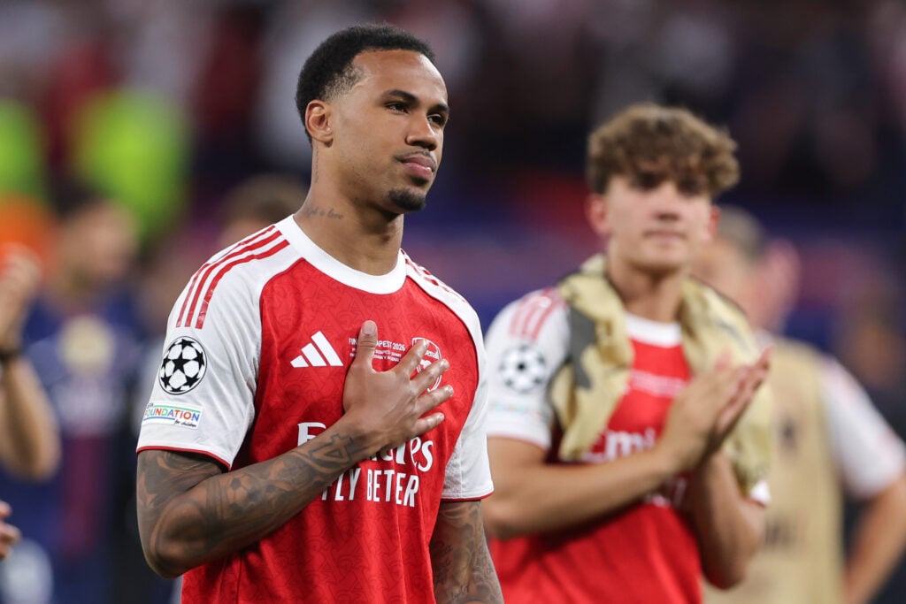Gabriel Magalhaes apologises to Arsenal fans after the Champions League final