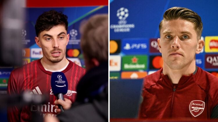 Viktor Gyokeres and Kai Havertz speaking ahead of Arsenal matches.