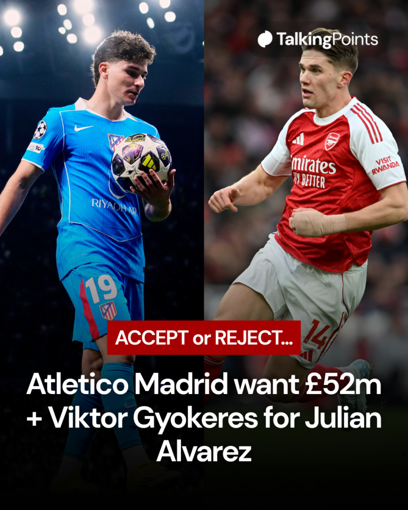 Julian Alvarez and Viktor Gyokeres swap deal