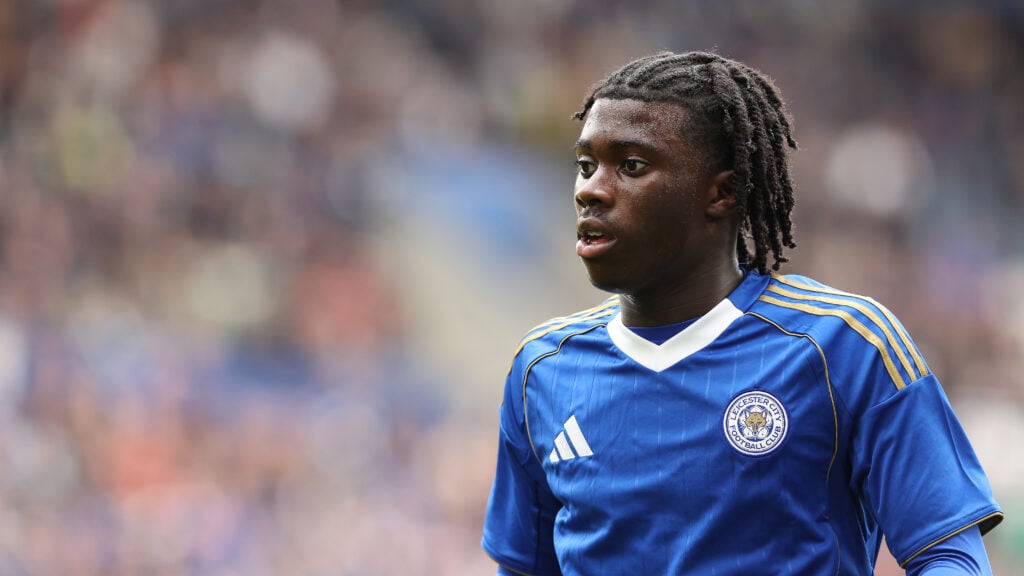 Jeremy Monga in action for Leicester City