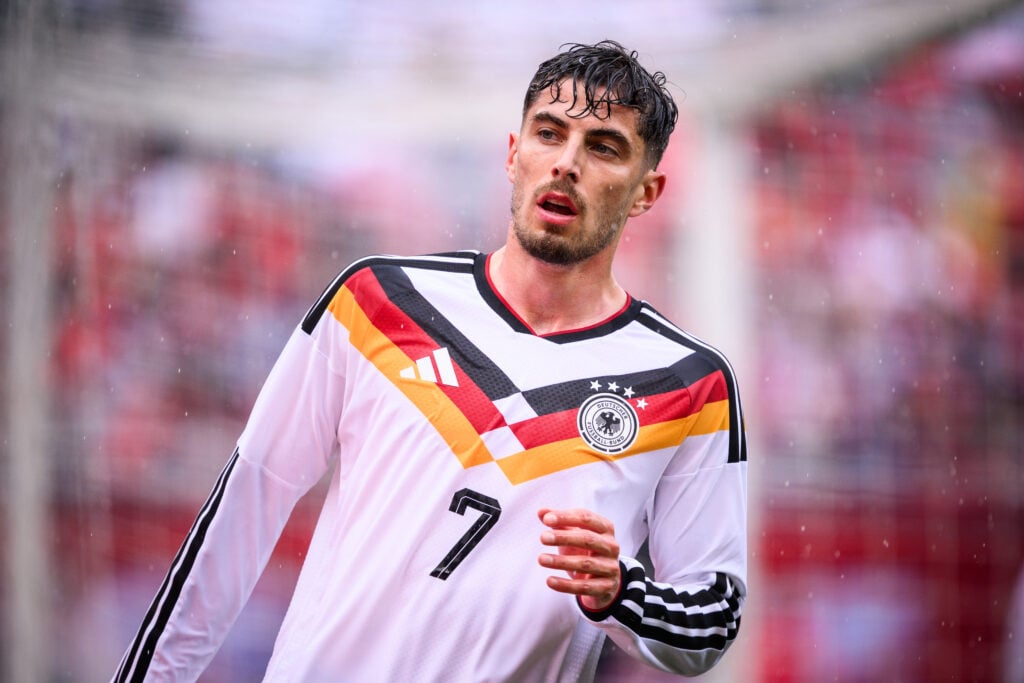 Kai Havertz in action for Germany