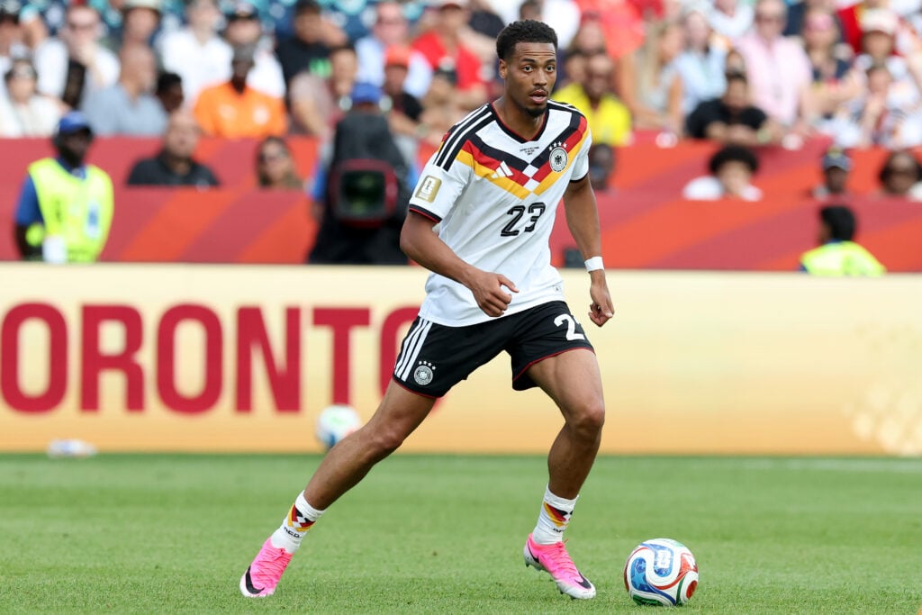 Felix Nmecha in action for Germany